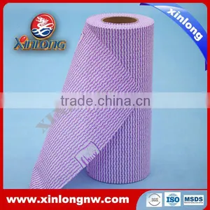 Polyester Fiber Mix Woodpulp Nonwoven Fabric for Cleaning thumbnail-2