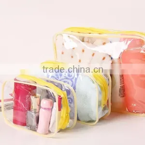 High Quality Ziplock PVC Cosmetic Plastic Bag thumbnail-2