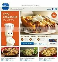 Fast Food Newsletter Templates Html thumbnail-1