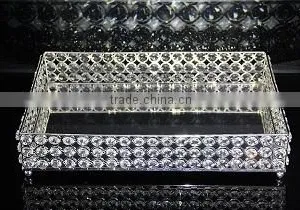 AN370 ANPHY European Style Noble Wedding Cosmetics Decoration Three Sizes Crystal Plate Tray Holder Display Stock thumbnail-2