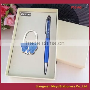 European Business Gift, Touch Ball Pen Folding Women's Bag Decorative Hanger, Business Gift 2015 thumbnail-1