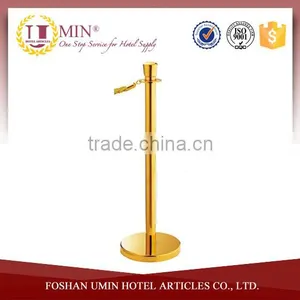 Brass Crown Rope Stanchion With Cement Base thumbnail-1