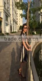 Lady Check Fashional Design Dress thumbnail-1
