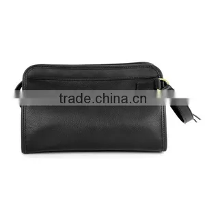 Genuine Leather Airline Travel Kit Bag High Quality Men Travel Shaving Kit Quality Choice thumbnail-4