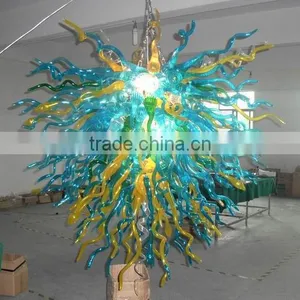 Large Murano Blown Glass Pendant Light, Chihuly Glass Chandelier thumbnail-5