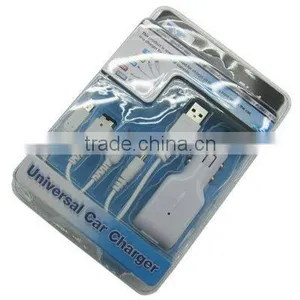 White 5 in 1 Universal Car Charger thumbnail-1