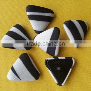 Triangle Shape Fabric Covered Shank Button -- F1506 thumbnail-2