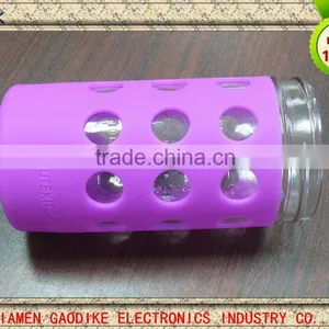 High Quality Silicone Glass Water Bottle Sleeves thumbnail-1