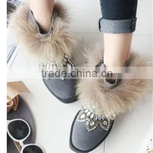 Korean New Styles Snow Woman Canadian Fur Snow Boot Made in China thumbnail-1