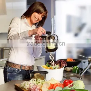 2016 Arrival Stainless Steel Spiral Cutter Mini Vegetable Fruit Spiral Slicer Quality Choice thumbnail-4