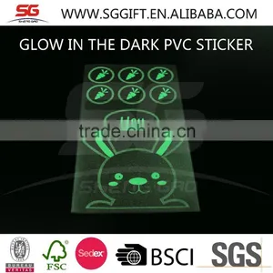 PE, PET, PVC Glow in the Dark Sticker thumbnail-1