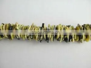 Wholes Loose Gemstone Rondelle Yellow Turquoise Rondelle Beads for Jewelry thumbnail-4