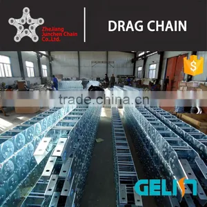 TLG Galvanized Steel Wire Carrier Electric Cnc Cable Drag Protection Chain thumbnail-5