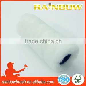 18cm Long Pile White Polyester Paint Roller Brush thumbnail-1