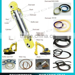 2438U1133R100 2438U1133R200 2438U1133R300 SK120 Arm Bucket Boom Kobelco Excavator Seal Kit thumbnail-1