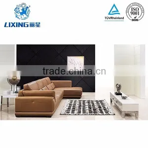Home Furniture Modern Style Leather Lounge Sofa thumbnail-1