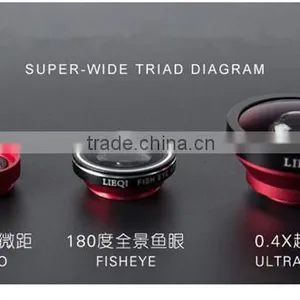2016 Best Selling !! Universal Clip Fish Eye Lens Wide Angle Macro Mobile Phone Lens For IPhone 6 6s Plus Online Shopping thumbnail-3