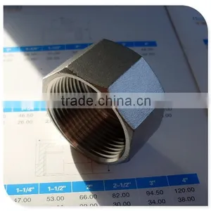 2 Inch Stainless Steel Pipe Fittings for 150 LBS With NPT/ BSP/BSPT Threaded thumbnail-1