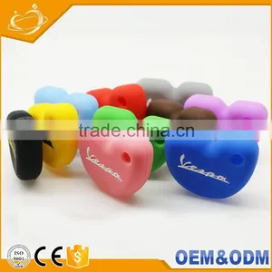Silicone Car Key Protect Shell For Vespa S, LX, LXV, GTS, SPRINT, PRIMAVERA thumbnail-1