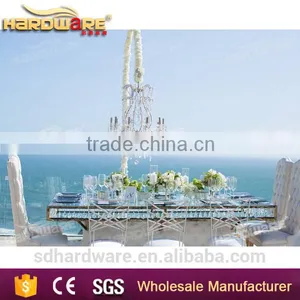 Hotel Crystal Chandelier Table/square Glass Crystal Dining Hotel Table thumbnail-3