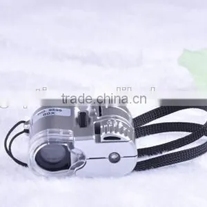 60x Mini Pocket Microscope With Led and UV Lamp thumbnail-4