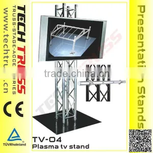 TV03 Aluminum Modern TV Stand For Sale , Loading 80kg , Anodized TV Stand thumbnail-3