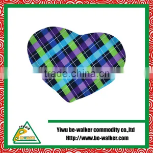 Stuffed Plate Printing Heart Shape Pillow,Inflatable Home Textile Cushion thumbnail-1