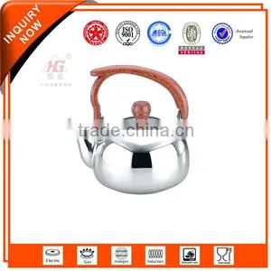 Factory Direct Sale Stainless Steel Teapot With Bakelite Handle thumbnail-1