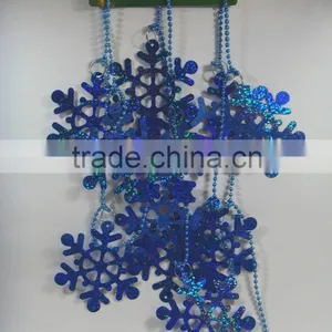 Foil Wall Decoration With Glitter Snowflake Pieces thumbnail-1