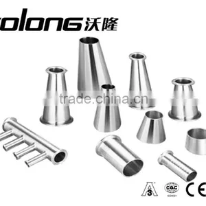 Food Grade Stainless Steel Sanitary Pipe Fittings Elbow/tee/reducers thumbnail-2
