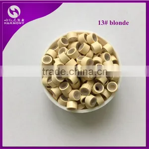 Silicone Beads Micro Link Ring Beads Feather Stick Hair Extensions With Mix-Coloured Beads 1000pcs 4.0mm*2.0mm*2.0mm thumbnail-5