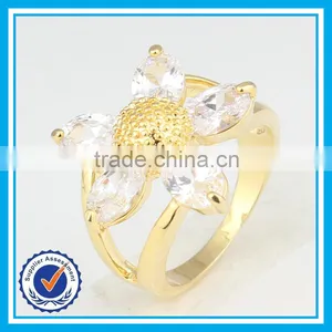 2015 Yiwu Wholesale Korean Fashion Gold Flower Models Ring for Women thumbnail-1
