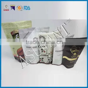Factory Price Drip Foil Coffee Bag Wholesale Stand up Matte White Zipper and Valve Bag thumbnail-1