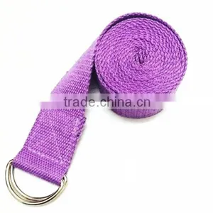 High Quality Adjustable Metal D-Ring Yoga Strap thumbnail-3
