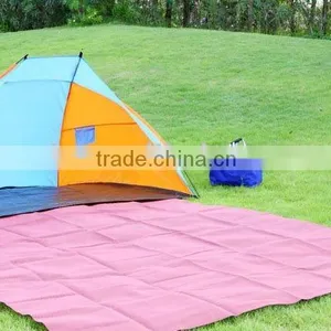 Portable Eco Breathable PVC Foam Mesh Fabric Camping Mat thumbnail-1