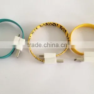 Best Selling Direct Factory at a Low Price Bracelet 2.0 Micro USB Data Cable for Mobile Phone thumbnail-2