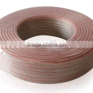 Hot Sale PVC Transparent Flat Parallel Speaker Cable, Electrical Wire thumbnail-5