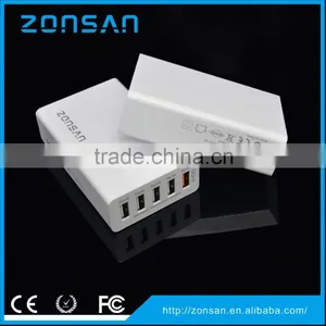 5-PORT USB Travel Charger Qualcomm Quick Charger 2.0 thumbnail-1