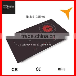 Double Burner Ceramic and Induction With 3C Approved. thumbnail-1