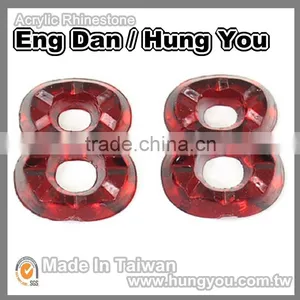 Unique Design Machine Cut Non HotFix Numeral Rhinestone thumbnail-6