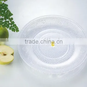 Wholesale Kitchen Products , High Quality Plastic Crysta Circular Plate,crystal Dish 2005 thumbnail-1