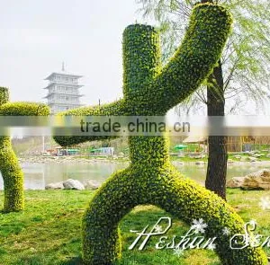 Garden Landscape Wholesale Artificial Topiary Grass Plant Fake Green Sculpture for Sale thumbnail-1