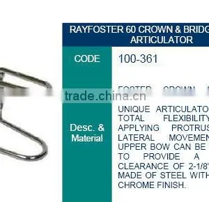 Rayfoster 60 Crown and Bridge Springe Articulator thumbnail-1
