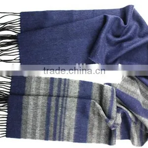 2015 Latest Split Joint Wool Scarf With Fringe thumbnail-2