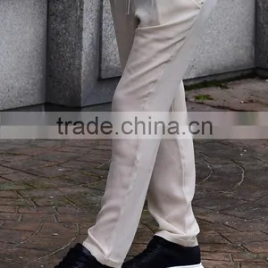 OEM Service Women's Casual Pants 100% Silk Trousers thumbnail-2