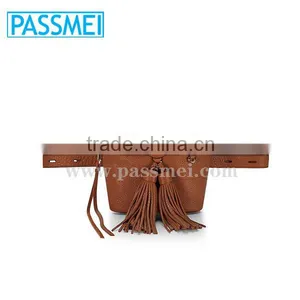 Factory Directly Genuine Leather Bag Leather Belt Bag for Woman thumbnail-1