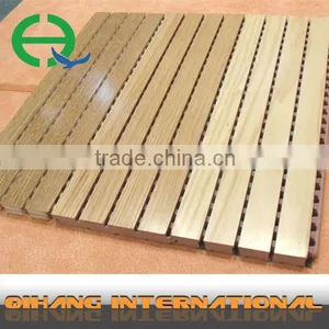 High Quality Wood Fiber Acoustic Panel/perforated Panel/acoustic Mdf for Decoration thumbnail-1