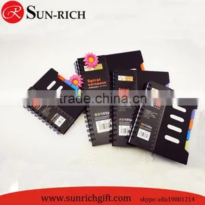 2015 New and Hot Sale Double Spiral 5 Subject Notebook Made in China thumbnail-3