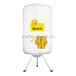 200D Fabric Round Electric Portable Hot Air Clothes Dryer thumbnail-1