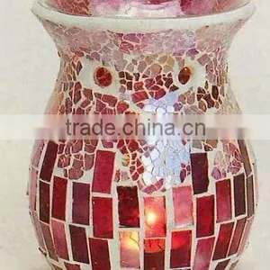 Mosaic Glass Oil Burner Aroma Furnace Wholesale thumbnail-1